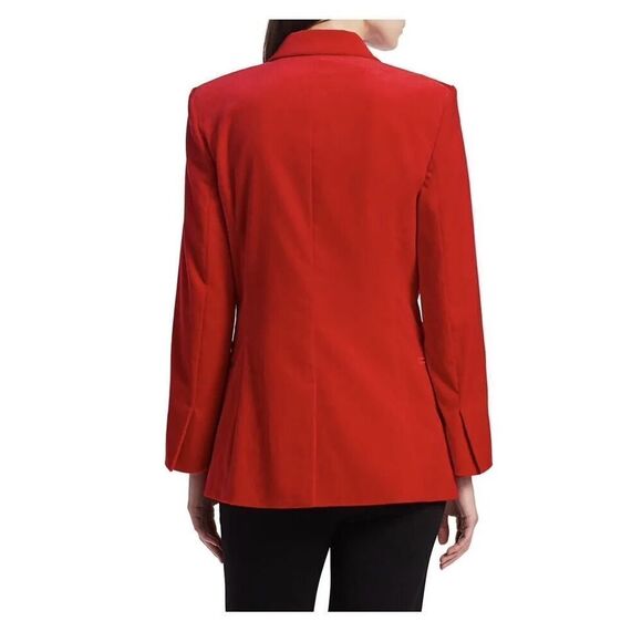Theory Red Velvet one button Blazer XS - Picture 3 of 10
